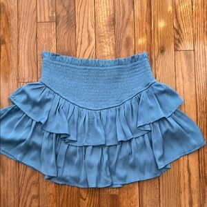 Blue Ruffled Women's Skort Altar’d State